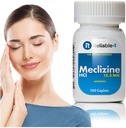 Pålitelig-1 Laboratories Meclizine HCL 12,5 mg kapler - Forebygging av mykhet, svimmelhet og svimmelhet forårsaket av bevegelsessykhet (100 kapler, 1 flaske)