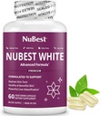 NuBest White - Glutathione 400mg & Melk Thistle Extract - Skin Brightening Supplement - Hjelper Vakker og strålende hud - Antioksidant Supplement & avgiftsfrigjøring | 1 måned Supply