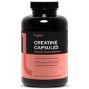 LEGION Mikronisert kreatinmonohydrat Supplement - Rent kreatinpulver for muskel gevinst og post trening gjenoppretting - Mikronisert kreatin kosttilskudd for maksimal absorpsjon (30 Serveringer, Kapsel)