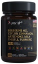 Berberin Supplement – høy styrke 7500mg Ekvivalent – Berberin med ceylon cinnamon, melke Thistle & Turmeric – 120 vegankapsler – ikke-GMO, USA Formulert