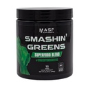 MASF Supplements Smashin' Greens Superfood Økologisk blanding - 15 Serveringer - Økt energi, immunstøtte, Digestiv helse med organisk hvetekorn, Spirulina, Klorella - NSF Certifisert