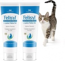 L-Lysine Gel for katter (5oz) - støtter immune, pustende og øyehelse. Eases Sneezing, Runny Nese, og vannige øyne. Tastig lakseflavor - laget i USA (2 Pack)