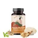 Peak + Valley Nootropic Brain Support Supplement for minne & fokus med Lion's Mane Mushroom & Ashwagandha - 60 Ct Adaptogen Kapsler - voksne/Seniors - Kognitiv, Brain Foge, Energi Formula