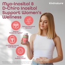 kinnatur Dual-Pack: Myo-Inositol & D-Chiro Gummies for kvinners helse og høy absorpsjon Magnesium Gummies for ro og søvn