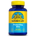 NATUREs Livsbeskyttende sink 50mg med 2,5mg kobber - Chelated sink Supplement for immun støtte, bein helse, muskelfunksjon og hjerte helse støtte, 60-dagers garanti, 250 serveringer, 250 tabletter