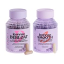 Lemme Debloat og glatt Bundle - Prebiotiske, probiotiske og digestive Enzyme Kapsler for blooting & Gas Relief, Reduser Cellulite, Plump Skin, Smooth Cellulite