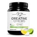 Muskel Fest Kreatin Monohydrat Chewables - Vegansk & Glutenfri Kreapure Kreatin Chews for menn og kvinner - Delicious Citrus-Flavored Kreatin Tabletter for Muskelbygging - Lemon Lime, 360 Tabs