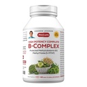 ANDREW LESSMAN høy potens B-Complex 180 kapsler - med høye nivåer av folat kompleks og biotin, fremmer cellulær vekst, energi, immunfunksjon, avgiftning, fettmetabolisme og mer