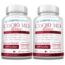 Godkjent Science® CoQ10 MD - Ekstra styrke 300mg ren coQ10 med BioPerine® for raskere absorpsjon - optimal støtte - 6 måneders forsyning