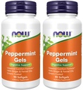 Nå Mat Peppermynte Gels med Ginger & Fennel Olier, 90 Softgels (pakke med 2)