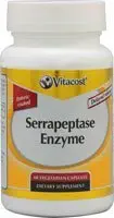 Vitacost Serrapeptase Enzyme - 60 vegetariske kapsler - Enteric Coated - forsinket utgivelse