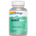 SOLARAY Super Digestaway Digestive Enzymes - Pancreatin, Papain, Ginger, Pepsin, Betaine HCl, Aloe Vera, og mer - Digestion & Nutrient Absorpsjonsstøtte - Lab Verifisert - 180 VegCaps