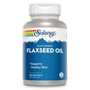 SOLARAY Flaksfrø Olje 3000 mg med Omega 3 6 9, Flaksfrø Softgels for hudhelse, Triple Omega Supplement, Ikke-GMO, Glutenfri, Lab Verifisert - 60-dagers garanti - 33 Serveringer, 100 Softgels