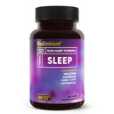 BioEmblem naturlig søvnhjelp for voksne med melatonin, valerisk rot, solteanin og mer | Sunn søvn Supplement | Herbal sovepiller | 60 kapsler