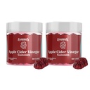 Droppels Apple Cider Vinegar Gummies 1000mg med beet Root & Pomegranate | Ikke-GMO, Vegansk-vennlig, Glutenfri | støtter digestion, metabolisme, energi og immun helse | bringebær Flavor