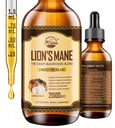 Lions Mane Supplement, flytende Mushroom Extract Drops, 8 Mushrooms Complex for kognitiv støtte og immunisme Økt, opp til 2 måneders forsyning, Mushroom Supplement med Lions Mane, Cordyceps, Reishi