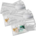 Pilleposer - (Pack of 400) 3" x 2.75" - BPA-fri, Polypose disponerbare glidelås piller Baggies, Daglig AM Reisemedisin Organizer Oppbevaring Pouches, Best Clear Reusable med skriver-on etiketter