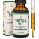 Valerian Root Drops for søvn - Økologisk Valerian Root Tinktur Extract 168mg - 1 FL OZ, 30 serveringer (bedre absorbert enn kapsler, forbedrer Valerian Root Te) for avslapning og ro ved dobbel tre