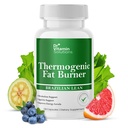 DR VITAMIN SOLUTIONER Termogene fettforbrenner Brasilian Lean, Vekttap Vitaminer, Waist Trimmer & Kosttilskudd for å blomstre (1 flaske, 120 kapsler)