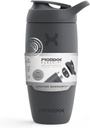 Promixx Pursuit Shaker flaske isolert rustfritt stål vannflaske og shaker Cup, 18oz, Graphite Gray