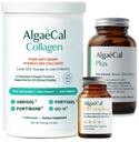 ALGAECAL Kalsium, vitamin D3 & collagen Bundle - Hydrolysert kollagen med klinisk støttet Verisol, Fortibone & Fortigel, Plus kalsium, vitamin ADEK, & spor Mineraler for bein helse og anti-aldring
