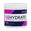 AdvoCare Rehydrate - Electrolyte Drink Mix - Inkluderer magnesium, natrium, kalium og kalsium - Antioksidant og aminosyre Forsterket - Støtter Hydration & Recovery - Grape, 12,7 oz