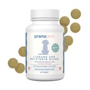 PranaPets Lignans & Melatonin med Biotin blanding naturlig hjelpemidler i lindrende symptomer på Cushing hos hunder over 25 lb | fremme sunn balanse & total velvære