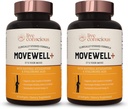 Live bevisst felles helse supplement - MoveWell Plus Antarktis krill olje, naturlig astaxanthin og hyaluronsyre | Outperformer glukosamin (2 pakke)