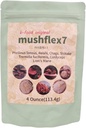 K-Food 7 Mushroom pulver Supplement med Phellinus linteus, Red Reishi, Lions Mane, Cordyceps, Chaga, Shiitake, Tremella fuciformis, produksjon av Korea - 4 Ounce