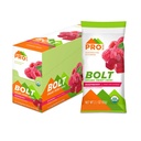 PROBAR - BOLT Økologisk energi Chews, bringebær, ikke-GMO, Glutenfri, USDA-sertifisert organisk, sunn, naturlig energi, rask drivstoff Gummies med vitaminer B & C (12 greve)