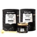 Bedre Alt Pure Himalayan Shilajit Resin pakke med 2 høy styrke gull klasse 150 serveringer for energi øke og immun støtte, 85 + spor Mineraler, 75% + Fulvic Acid, med Lab Test Report,400 mg