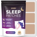 Søvnlapper for voksne ekstra styrke | Enkel å bruke søvnpatch med Melatonin & Valerian | Relax & Wake Up Forfriskende | Langvarig natt komfort for menn og kvinner | 60 lapper