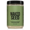 Nakent frø - 4 frøproteinpulver, bare 4 ingredienser - Chia, vannmelon, solflower og pumpefrø - Glutenfri, soyafri, Vegan, Ingen Gmos, Ingen kunstige søtningsmidler - 15 serveringer