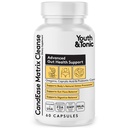 Ungdom & Tonic CandEase Cleanse Matrix – Overvekst Støtte og Gut Helse, Intestinal Flora Balance & Body Detox Complex med Oregano, Caprylsyre, Digestive Enzymer, Probiotika, 60 piller, kvinner og menn