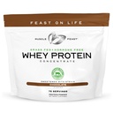 Muskelfest Grass-Fed Whey Protein Konsentrat pulver, Alt naturlig, Hormonfri pastur hevet Whey Protein pulver for kvinner og menn, ren, ikke-GMO & Glutenfri Whey Konsentrat - sjokolade, 5lb