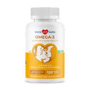 Omega 3 Fish Oil for Hunde - 120 Chewable Tabletter - med Omega 3, 6 og 9, Vitamin E for hund shedding, kløe, tørr hud, ledd og hjerte støtte
