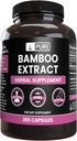 PURE ORIGINAL INGREDIENTS Bamboo Extract (365 kapsler) Ingen magnesium eller Rice Fillers, alltid ren, Lab verifisert