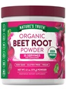 Naturens sannhet økologiske beet Root Powder 6,1 oz Vegan, ikke-GMO og glutenfri Supplement