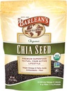 Barleans organiske Chia frø med 2.140 mg Omega 3 fettsyrer, Fiber Supplement for hele Chia frø for smoothies, ikke-GMO sertifisert, 12 oz