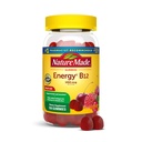 Naturlaget energi B12 1000 mcg, kosttilskudd for energimetabolisme støtte, 150 gummier, 75 dagers forsyning