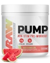 RAW pumpe stimul gratis pre trening (vannmelon) - ikke-stimulerende pre trening kosttilskudd pulver nitric oksid Booster - pre trening kosttilskudd for under trening - 40 serveringer