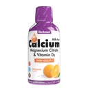 Blåbonnet Ernæring flytende kalsium Citrat Magnesium Citrat, Vitamin D3, Bein Helse, Glutenfri, Soya fri, melkefri, kosher, 16 Fl Oz, 32 Serveringer, Orange Flavor, 16 Floz (Pack of 1)