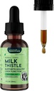 Dyr Essentials Melk Thistle for hunder og katter - Liver Helse Support, Herbal Extract, Liver Care Supplement, Organisk flytende dråper - 1 FL Oz