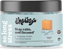Chewsy så lang stress, ro fruktig Chews, hold deg rolig og fokusert. w/L-theanin, aminosyre, GABA, Glycin, Tyrosin, Taurin og magnesium. Ikke-GMO og Glutenfri. Tropisk frukt Chews, 30 dagers forsyning
