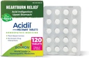 Boiron Acidil Tabletter for lindring av syre Reflux, Heartburn, Indiestion og Upset Mage - 120 greve (2 pakke med 60)