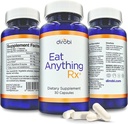Dirobi spise noe Xylose Isomerase Fructose Malabsorpsjon Enzymer, FODMAP Supplement, Digestive Enzymer for bedre Laktose, fett, protein og karbohydrat Digestion Gas & Bloating Relief 30 kapsler