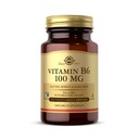 Solgar Vitamin B6 100 mg - 100 Grønnsaker Kapsler - Ikke-GMO, Vegansk, Glutenfri, Dairy Free, Kosher, Halal - 100 Services