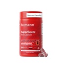 HumanN SuperBeets Beet Root Capsules Quick Release 1000mg, hjelper støtte nitric oksid produksjon, blodtrykk, hjerte helse, inneholder ikke-GMO beetrot pulver, studerte antioksidanter 180 greve