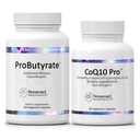 Tesseract medisinsk forskning ProButyrate Gut Helse Supplement, Butyric Acid Complex & CoQ10 Pro, Coenzym Q10 for helse, muskel helse og cellulære energiproduksjon