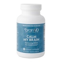 Dr Amen BrainMD rolig min hjerne - 90 Vegan Capsules - Raskvirkende formel med magnesium, Ashwagandha & L-Theanine - 30 Services